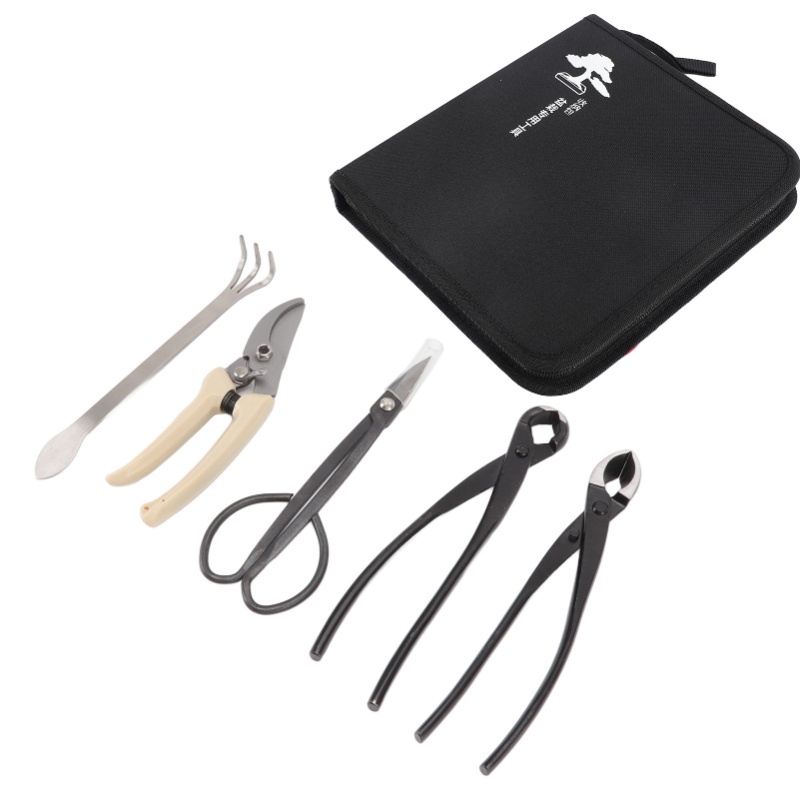 Bonsai Tool Set Stainless Carbon Steel - 5 قطعة مجموعة أدوات بونساي عدة