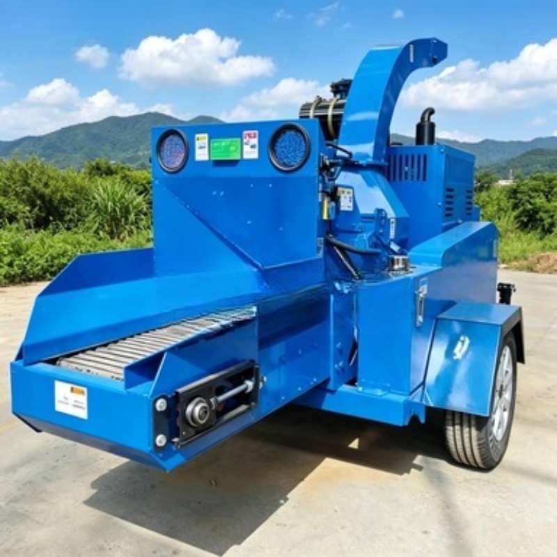 Garden Branch Shredder Wood Chipper - آلة تقطيع الأخشاب الصناعية مقاس 6